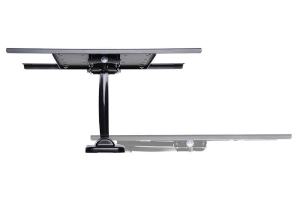 Multibrackets Veggfeste T/T 2 Svart, 400x400, 25 kg, 25,5cm, 32-50" 