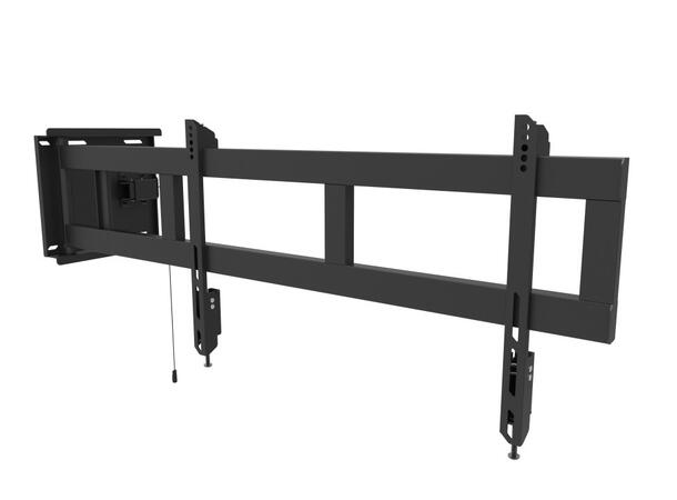 Multibrackets Veggfeste svingarm 180 L Sort, Vesa 600x400, maks 75kg, 48-69" 