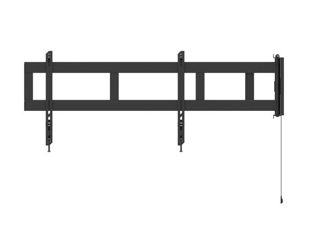 Multibrackets Veggfeste svingarm 180 L Sort, Vesa 600x400, maks 75kg, 48-69" 