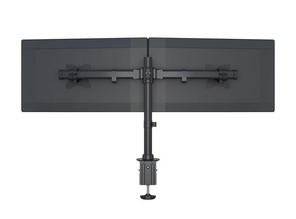 Multibrackets bordstativ Basic Dual Svart, 2 x 15"-27", 10kg, Vesa 75, 100 