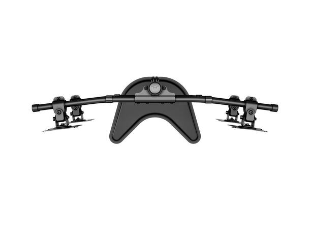 Multibrackets bordstativ Basic quad S Svart, 4 x 15"-27", 32kg, Vesa 75, 100 