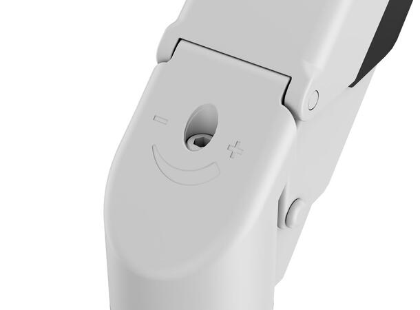 Multibrackets bordstativ gass arm HD Hvit , VESA 75, 100, 15-32", 21 Kg 