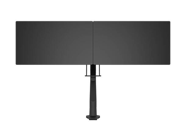 Multibrackets bordstativ gass arm single Sort , VESA 75-100, 10Kg, Duo Crossbar 