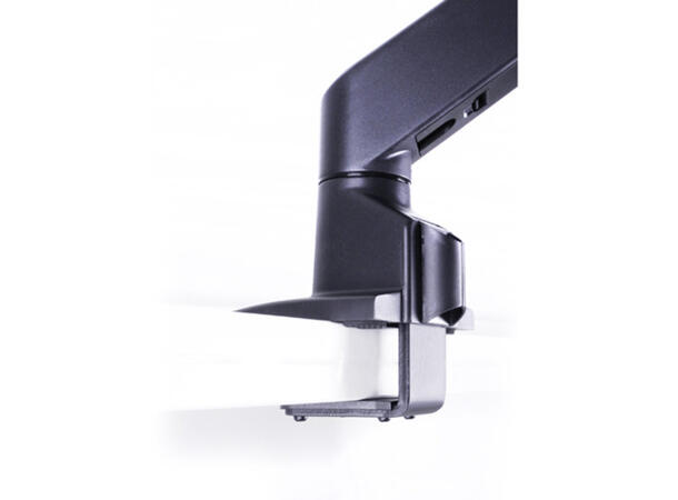 Multibrackets bordstativ gass arm single Sort , VESA 75-100, 10Kg, Duo Crossbar 