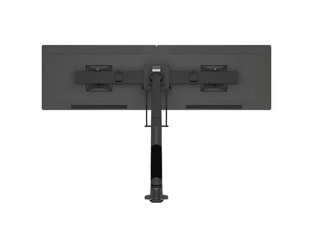 Multibrackets bordstativ gass arm single Sort , VESA 75-100, 10Kg, Duo Crossbar 