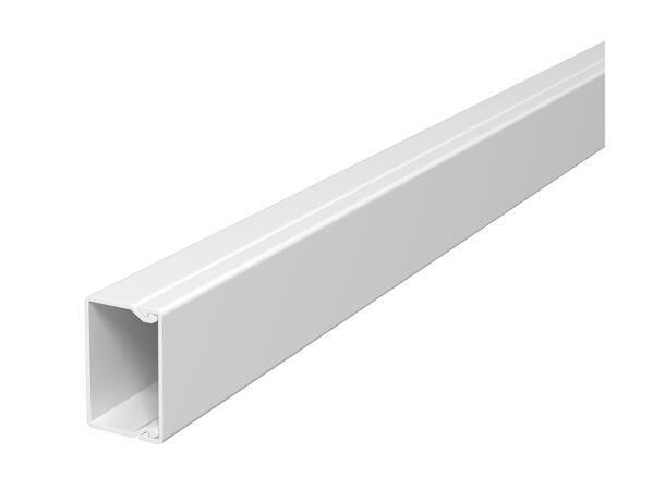 OBO Minikanal WDK 40040 Hvit 40x40mm 2me 2 meter kanal, Elnr. 1205351 x 2 