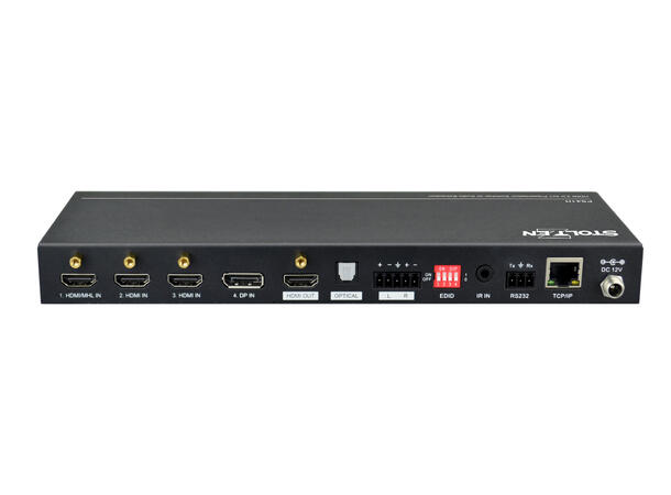 Stoltzen PS41H 3xHDMI,1xDP HDMI out, 3xHdmi,1xDP m/lyd, RS232,LAN