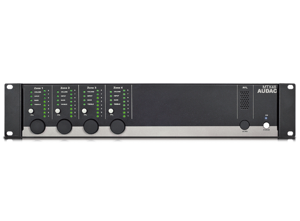 Audac Sonematrise MTX48 4 soner RS232 Ethernet Remote 