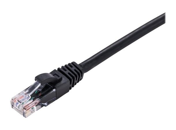 LinkIT Patch U/UTP Cat6 svart 3m AWG 24/7 | LSZH 
