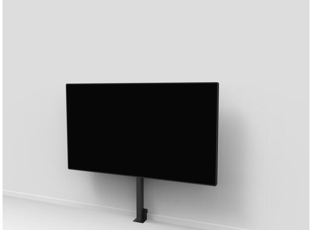 Multibrackets Gulv motor Floormount 60 Svart, 60Kg, 400x400, 32-60" 