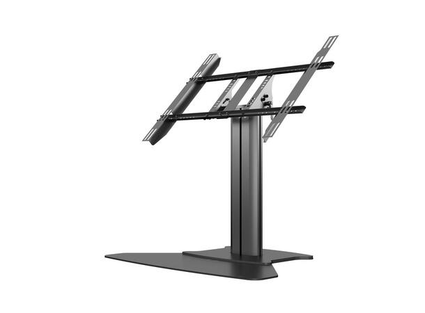 Multibrackets Gulvstativ single 80 HD Svart, 700x400, 60Kg, 80cm 