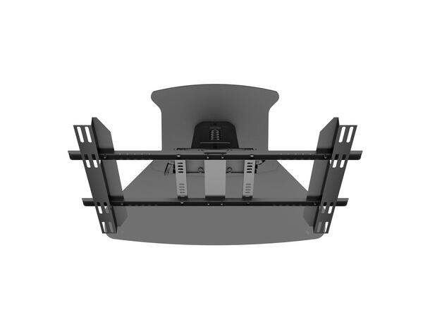 Multibrackets Gulvstativ single 80 HD Svart, 700x400, 60Kg, 80cm 