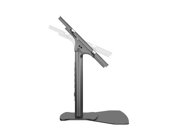 Multibrackets Gulvstativ single 80 HD Svart, 700x400, 60Kg, 80cm 