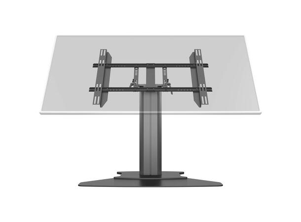 Multibrackets Gulvstativ single 80 HD Svart, 700x400, 60Kg, 80cm 