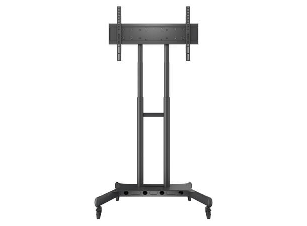 Multibrackets Gulvtralle Basic 180 Sort, 90kg, 800x500, 55-86", ink hylle 