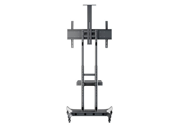 Multibrackets Gulvtralle Basic 180 Sort, 90kg, 800x500, 55-86", ink hylle 
