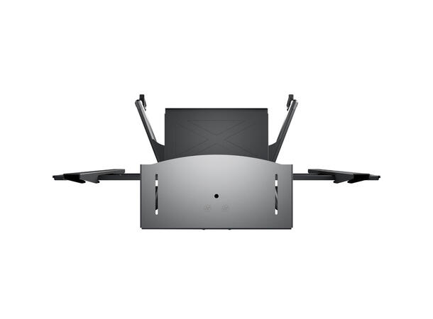Multibrackets Gulvtralle Basic 180 Sort, 90kg, 800x500, 55-86", ink hylle 