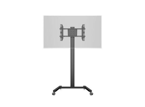 Multibrackets Gulvtralle Single Svart, 50kg, 700x400, 32-65" 