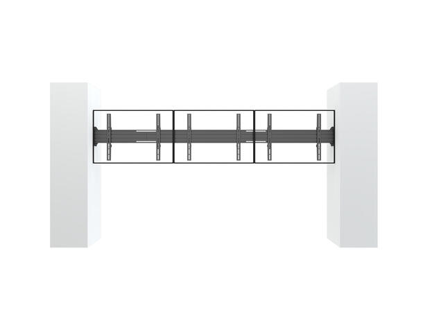 Multibrackets Pro Single display plate from wall