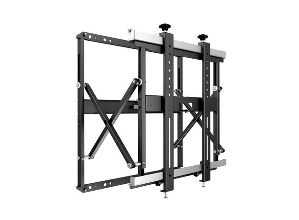 Multibrackets Push Video Wall Slim Svart,35Kg, 600x400, 40-55" 