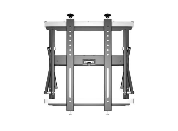 Multibrackets Push Video Wall Slim Svart,35Kg, 600x400, 40-55" 
