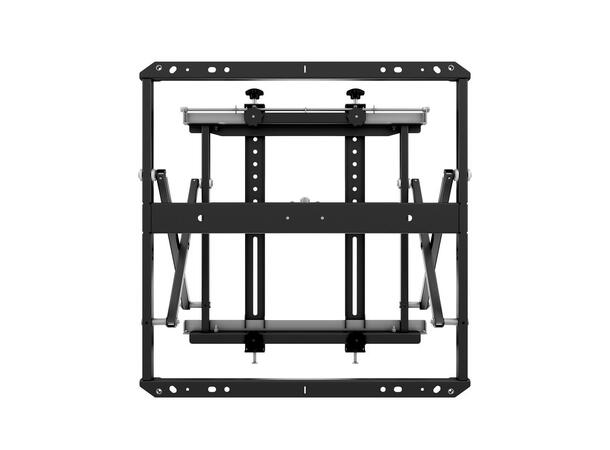 Multibrackets Push Video Wall Slim Svart,35Kg, 600x400, 40-55" 