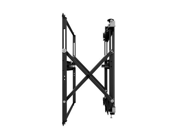 Multibrackets Push Video Wall Slim Svart,35Kg, 600x400, 40-55" 