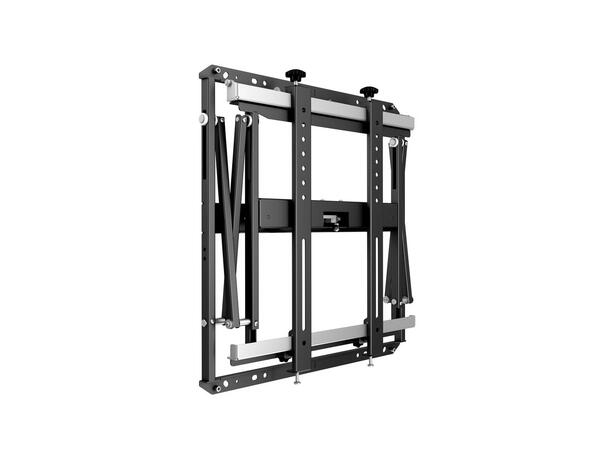 Multibrackets Push Video Wall Slim Svart,35Kg, 600x400, 40-55" 