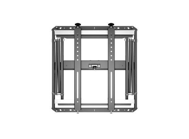 Multibrackets Push Video Wall Slim Svart,35Kg, 600x400, 40-55" 