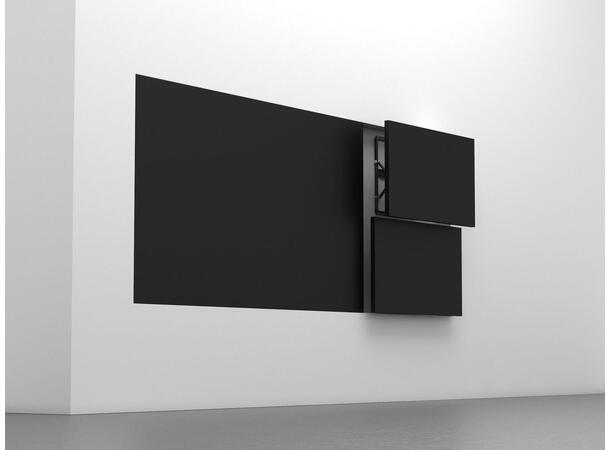Multibrackets Push Video Wall Slim Svart,35Kg, 600x400, 40-55" 