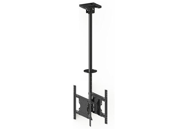 Multibrackets Takfeste Medium B2B Sort, 32-55", 65 Kg, lengde 83-313cm 