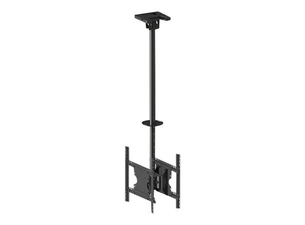 Multibrackets Takfeste Medium B2B Sort, 32-55", 65 Kg, lengde 83-313cm 