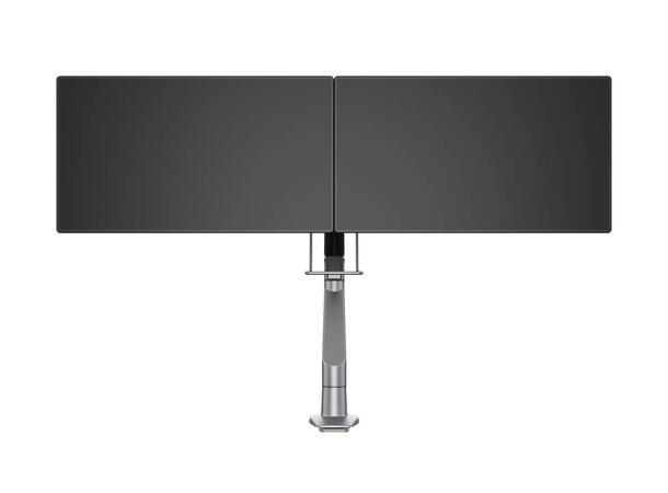 Multibrackets bordstativ gass arm single Sølv, VESA 75-100, 10Kg, Duo Crossbar 