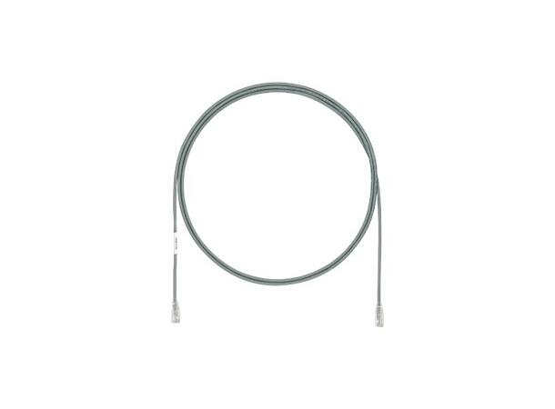 Panduit Cat 6A U/UTP LSZH grå 15 met. 28AWG uskjermet patchkabel, 4,7mm diamet 