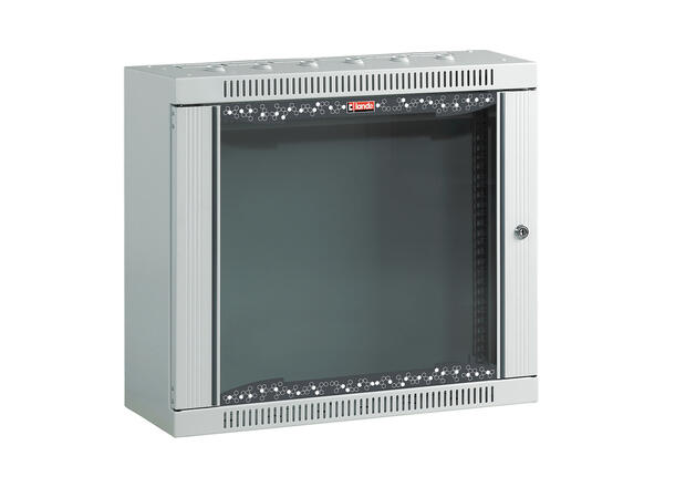 Lande Netbox Home 9U W600xD300xH506 , Grey , Glass Door 