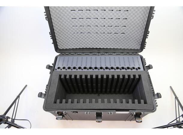 Leba NoteCase for 16 Laptops Power outlets | 16 Laptops | Black 