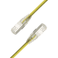 LinkIT SlimPatch F/UTP Cat6a gul 2.5m AWG 28/1 | LSZH | 4.7mm