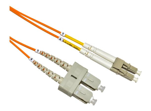 LinkIT fibersnor OM2 LC/SC 6m Duplex , MM , LSZH 