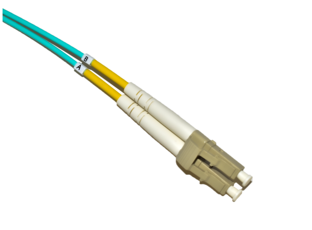 LinkIT fibersnor OM3 LC/ST Aqua  30,0m Duplex MM OM3 50/125 LSZH, 2mm