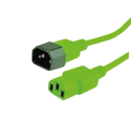 LinkIT strømkabel C13/C14 grønn 1m PVC | 3 x 1,00 mm²