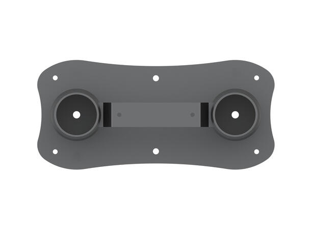 Multibrackets Basic 180 gulvmontering Svart, tilbehør til Basic 180 tralle 