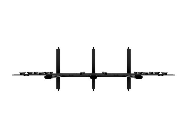 Multibrackets Gulvstativ 9 skjermer 40-55", 800x400, max 360kg, 