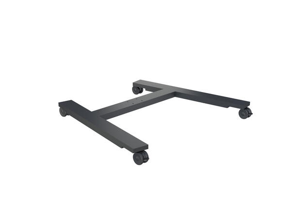 Multibrackets Hjulbase gulvstativ, Sort For M Public 145 og 180 serien 