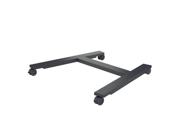 Multibrackets Hjulbase gulvstativ, Sort For M Public 145 og 180 serien 