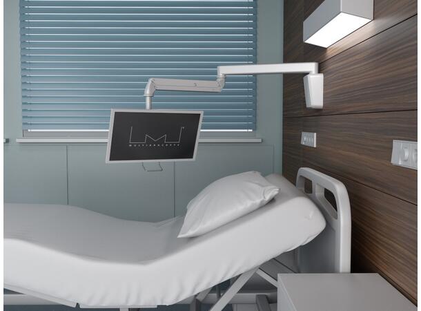 Multibrackets Medisin arm Hvit, 100x100, 2,5-6,5Kg 