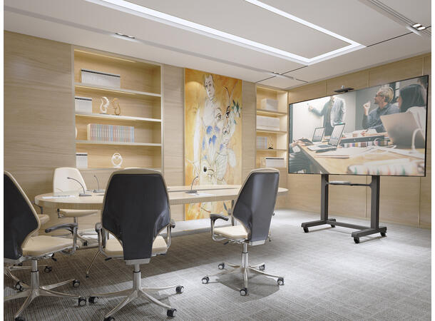 Multibrackets PRO Gulvstativ MBF1U 180 Svart, VESA 1000x600, 90Kg, 65-100" 