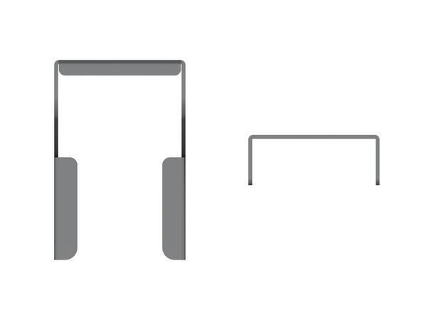 Multibrackets Pro Back to back display plate 