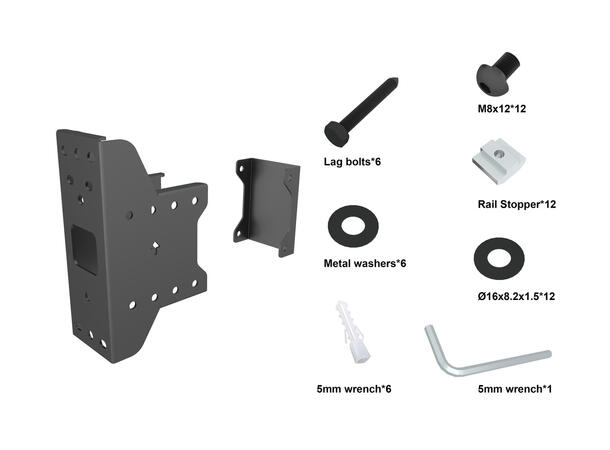 Multibrackets Pro Back to back display plate 