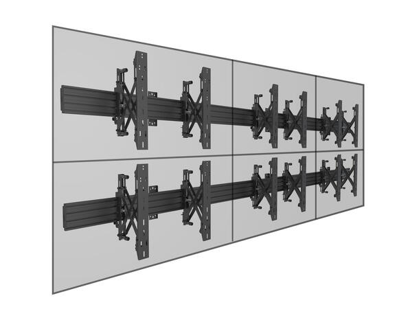 Multibrackets VeggfestePro MBW3x2U Push In Pop Out Bl 
