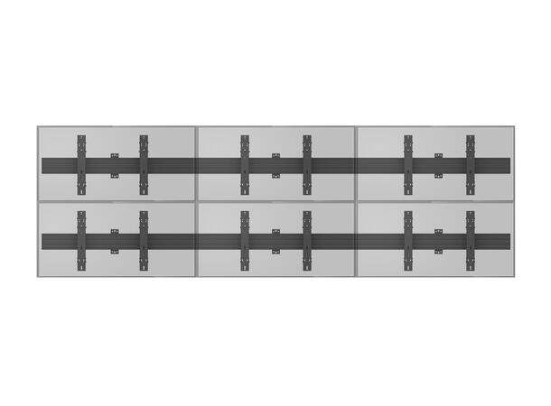 Multibrackets VeggfestePro MBW3x2U Push In Pop Out Bl 